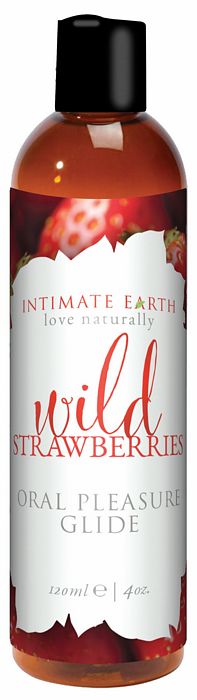 Intimate Earth Glide Strawberry 4 Oz