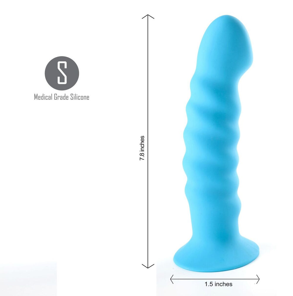 Kendall Silicone Neon Blue Dong
