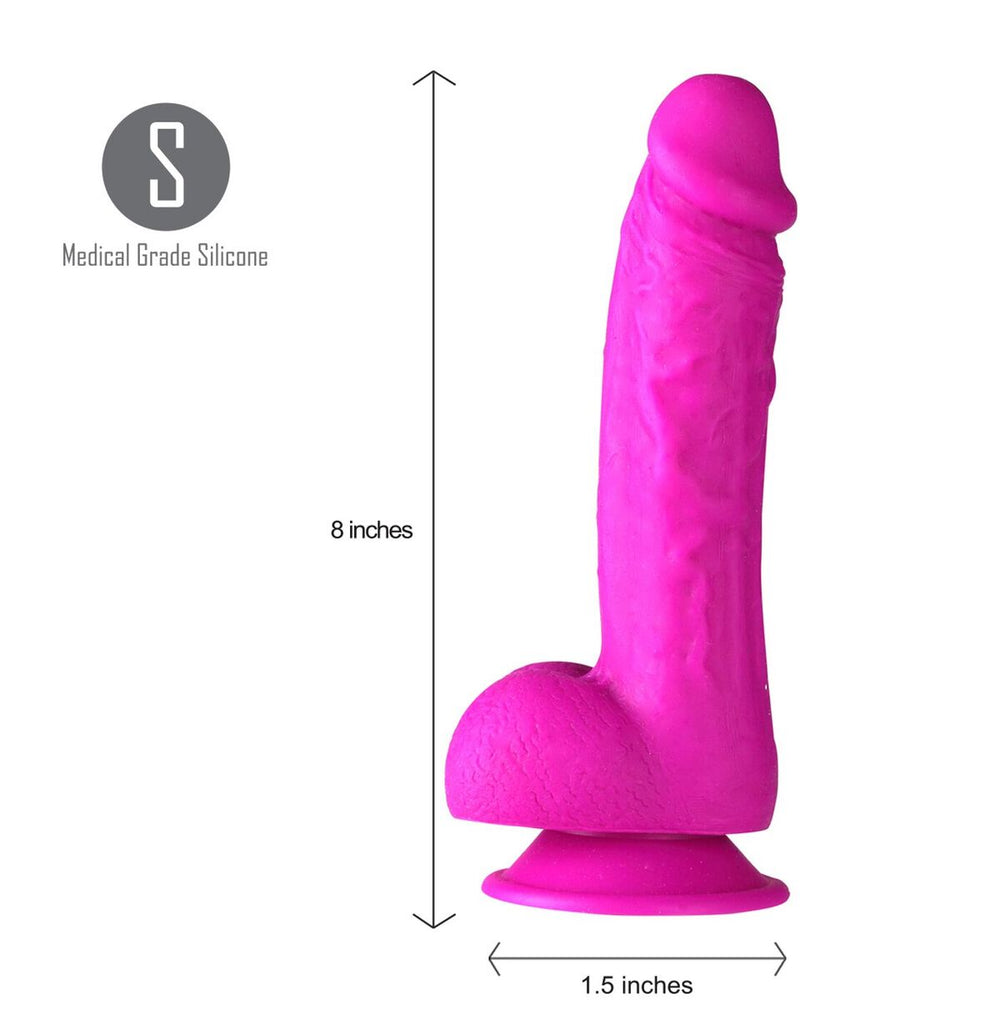 Josi 8 Realistic Silicone Dong Purple 