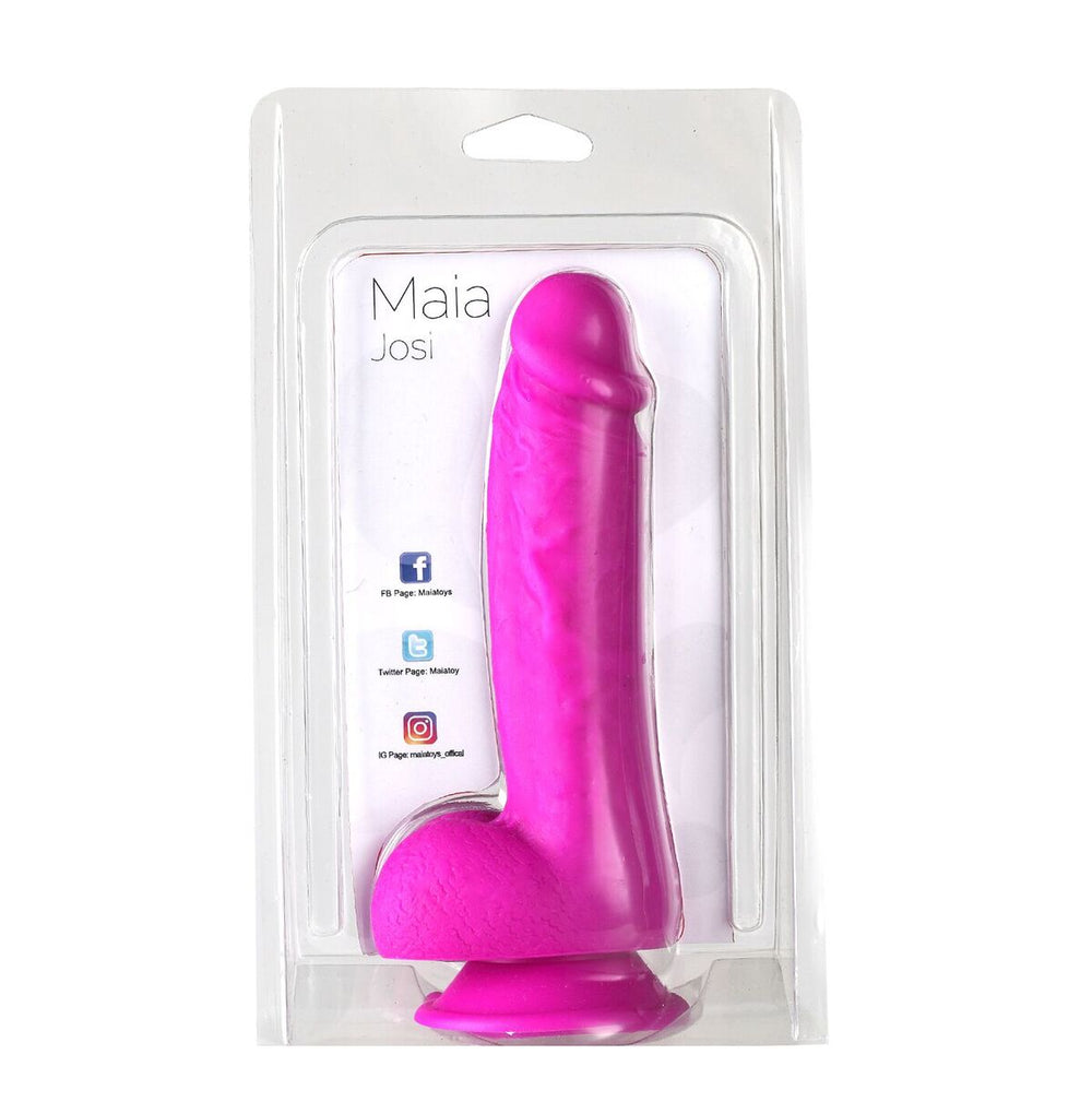 Josi 8 Realistic Silicone Dong Purple 