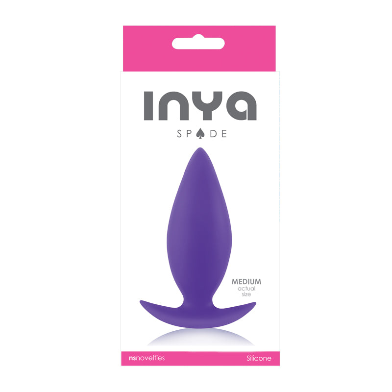Inya Spades Medium Butt Plug Purple