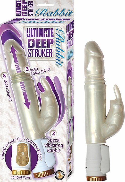 Ultimate Deep Stroker Rabbit White