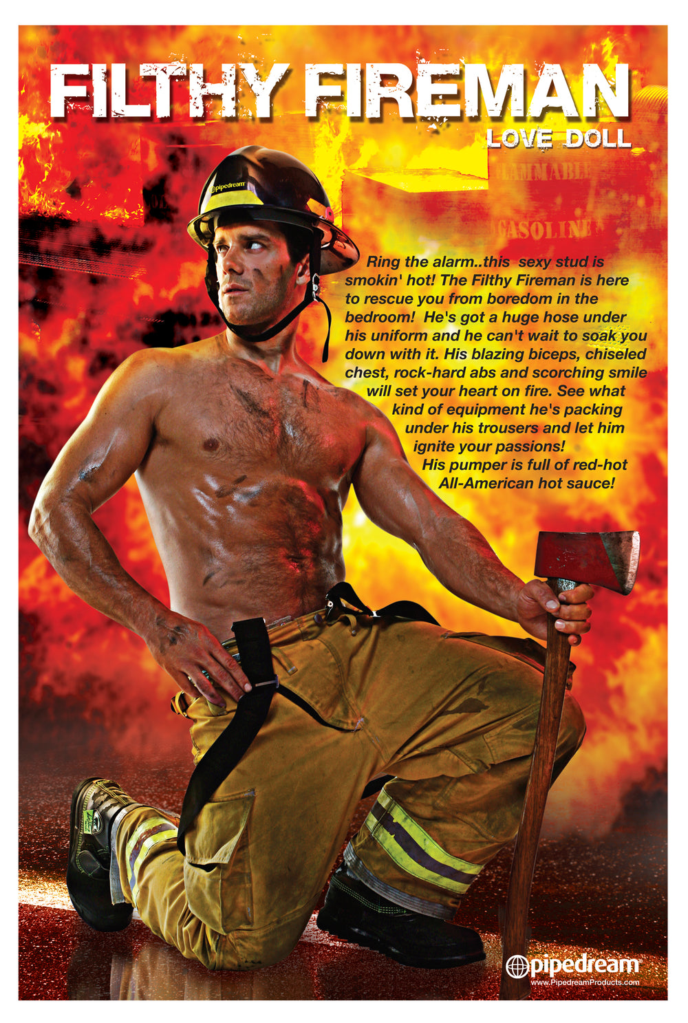 Filthy Fireman Love Doll