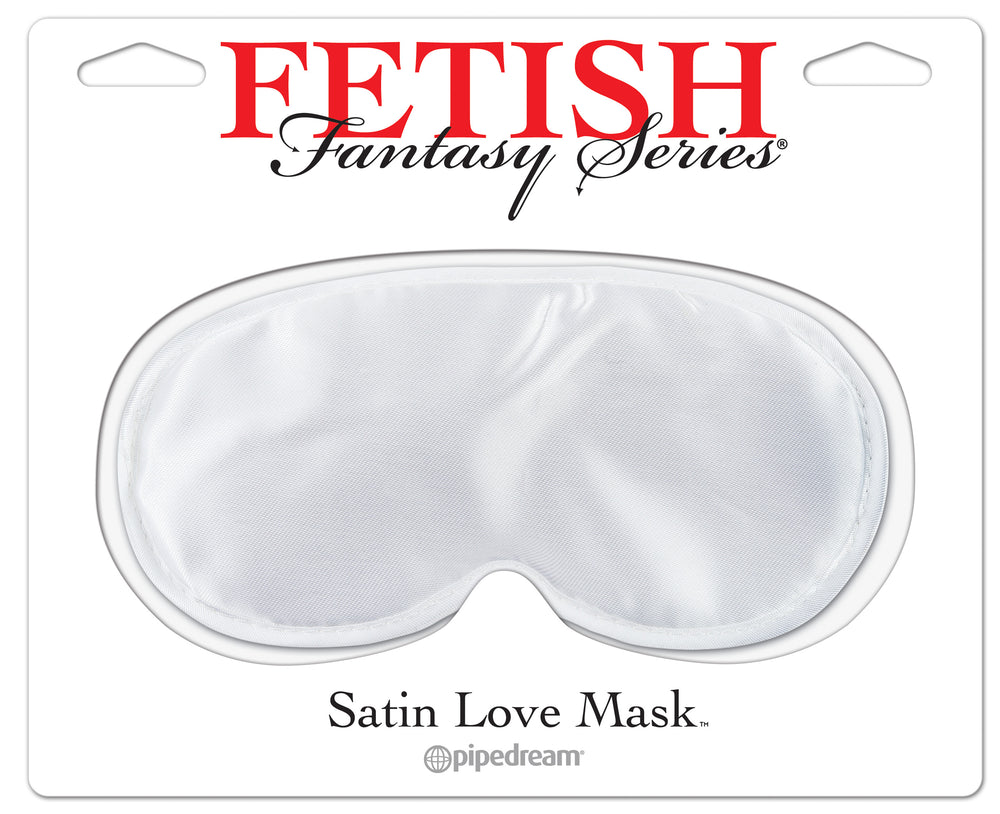Fetish Fantasy Love Mask-white Satin