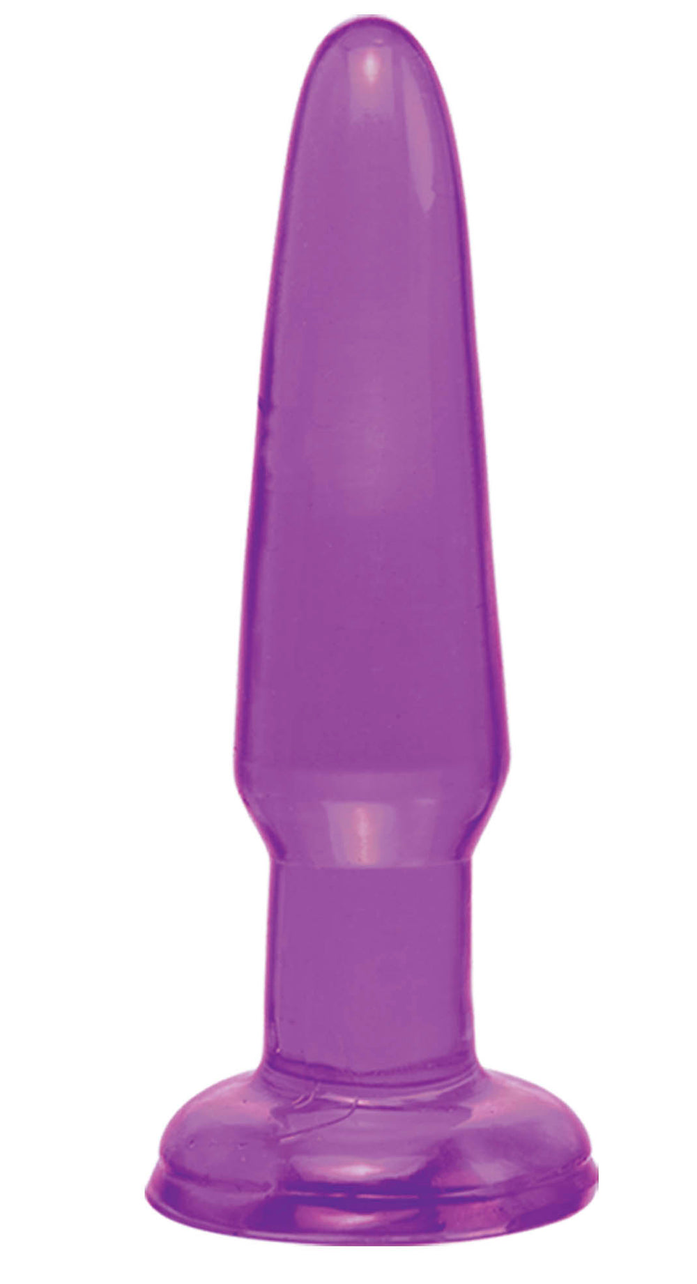 Basix Rubber Works 3.5in Beginners Butt Plug Purple