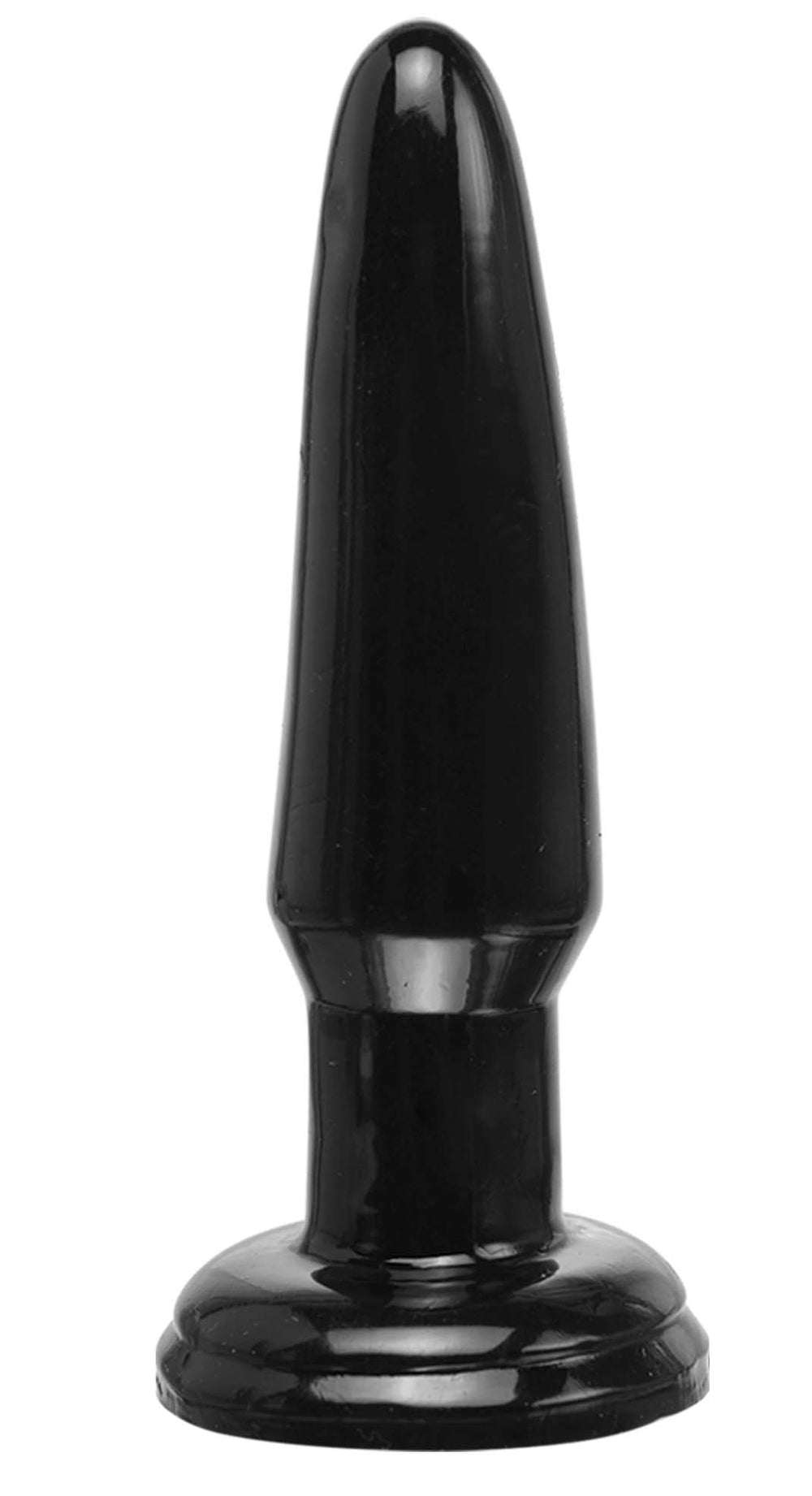 Basix Rubber Works 3.5in Beginner Butt Plug Black