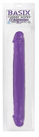 Basix Rubber Works 12in Double Dong Purple