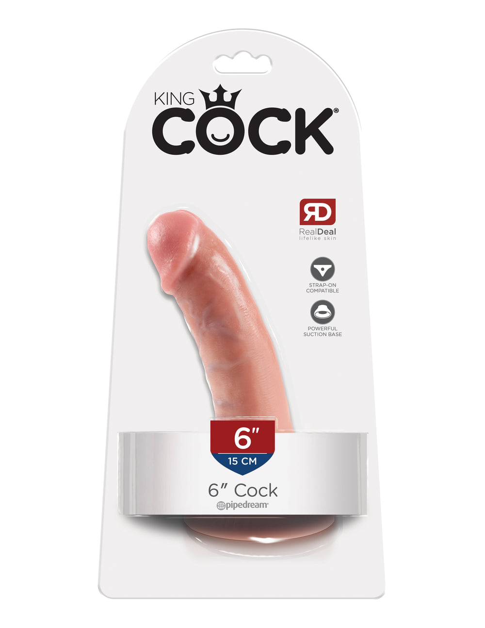 King Cock 6in Cock Flesh