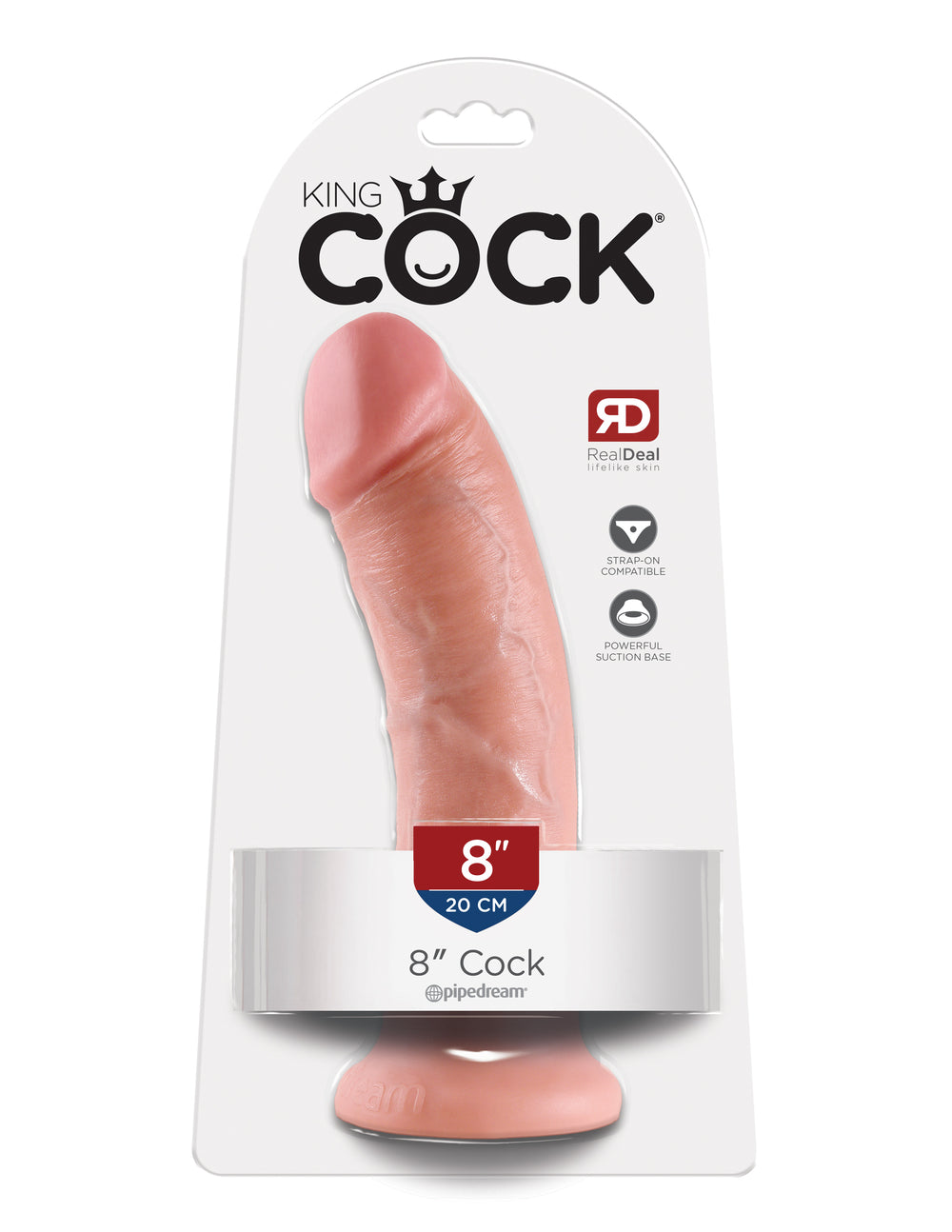 King Cock 8in Cock Flesh