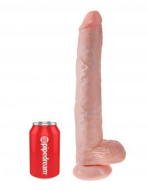 King Cock 14 Cock W-balls Flesh 