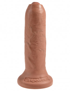 King Cock 6 Uncut Tan Dildo 
