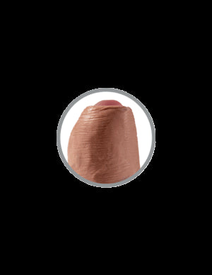 King Cock 6 Uncut Tan Dildo 