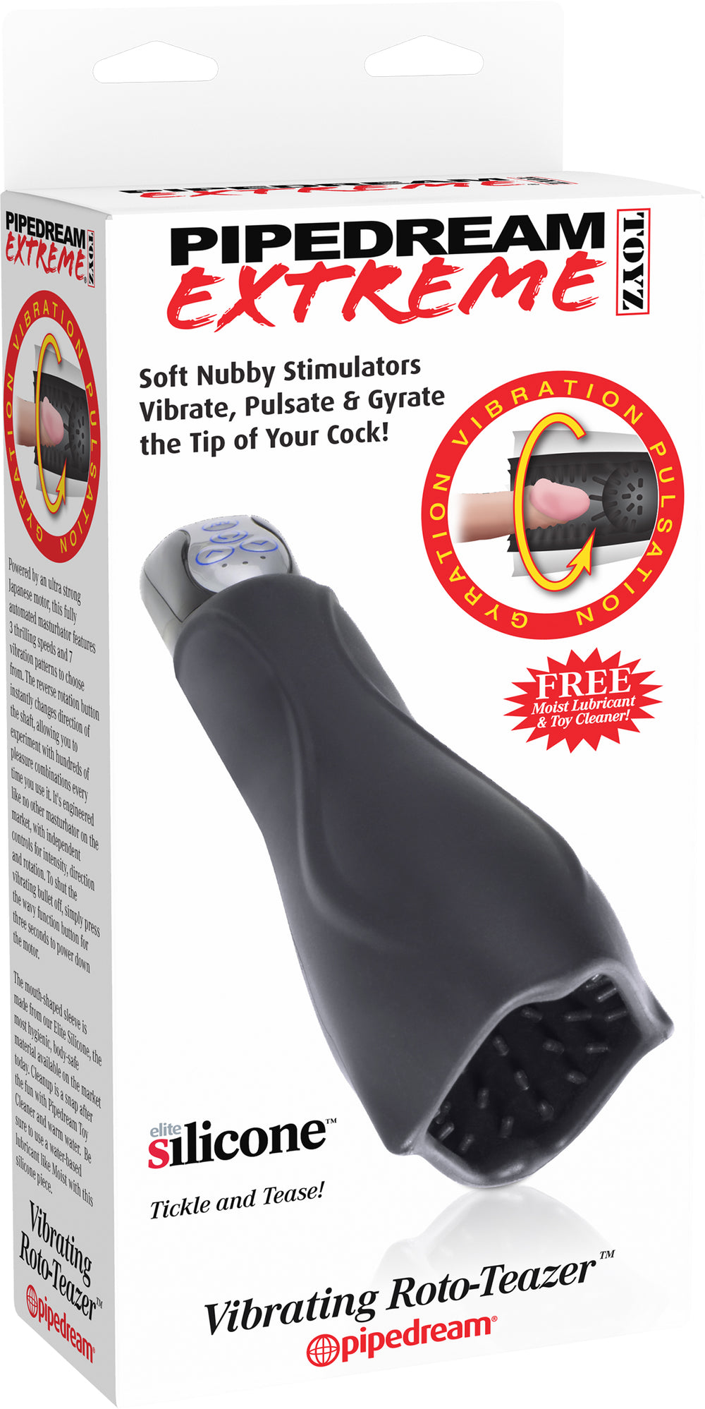 Pipedream Extreme Toyz Roto Vibrating Teazer