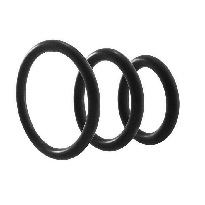 Ring Nitrile 3pc Set Black