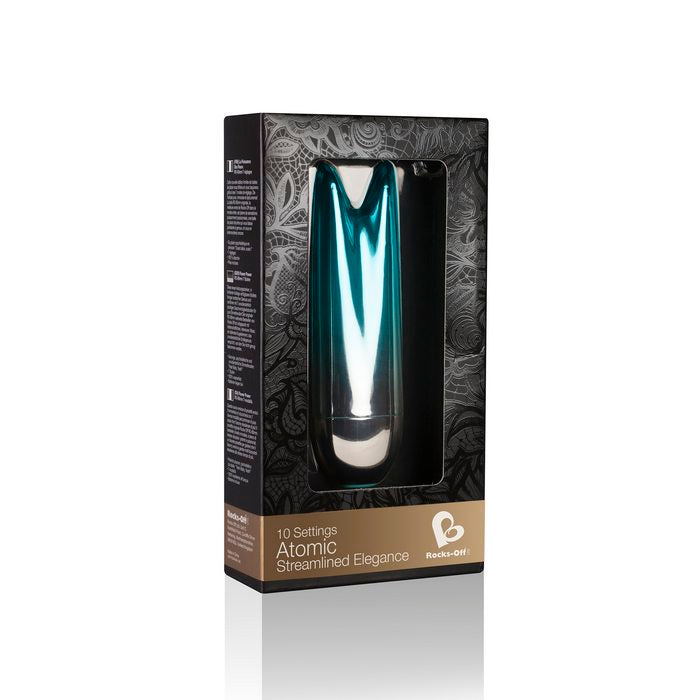 Atomic 10 Speed Teal Vibrator