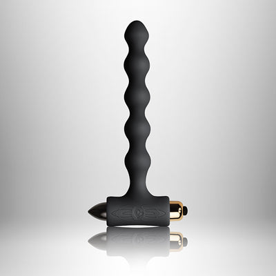 Petite Sensations Pearls Black Plug