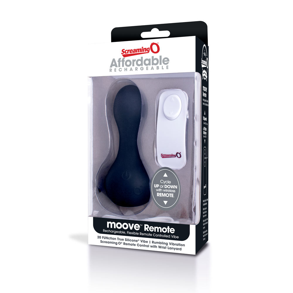 Screaming O Moove Remote Control Black Vibe