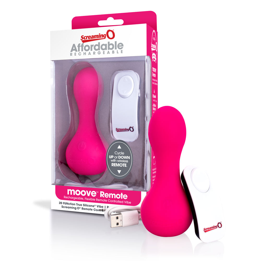 Screaming O Moove Remote Control Pink Vibe