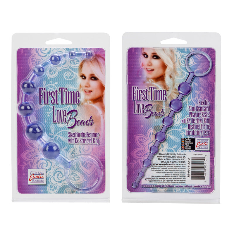 First Time Love Beads Purple