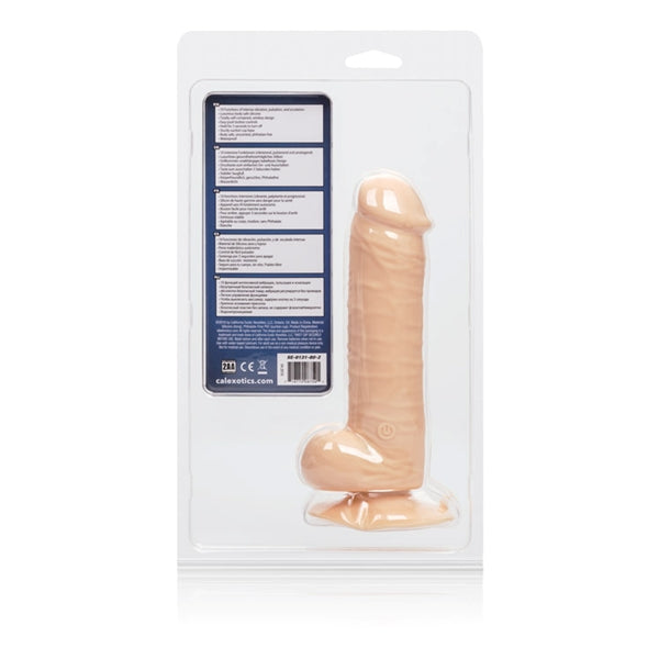 Emperor 5.75beige Silicone 10 Function Vibrating Dildo 