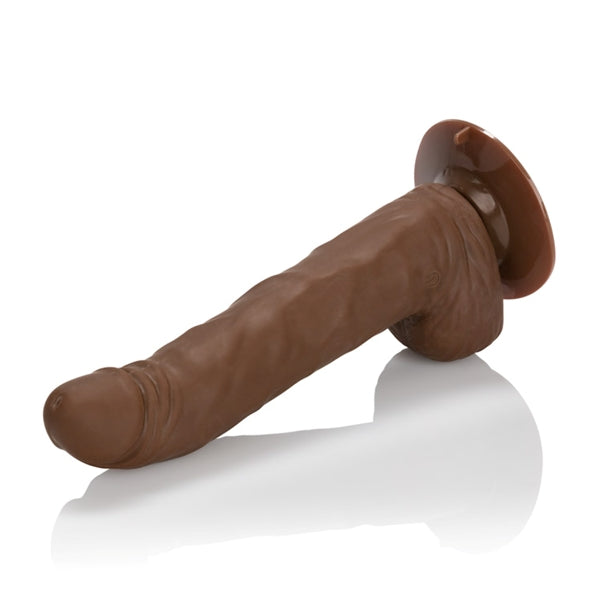 Emperor 6.75 Brown Silicone G 10 Function Vibratig Dildo 