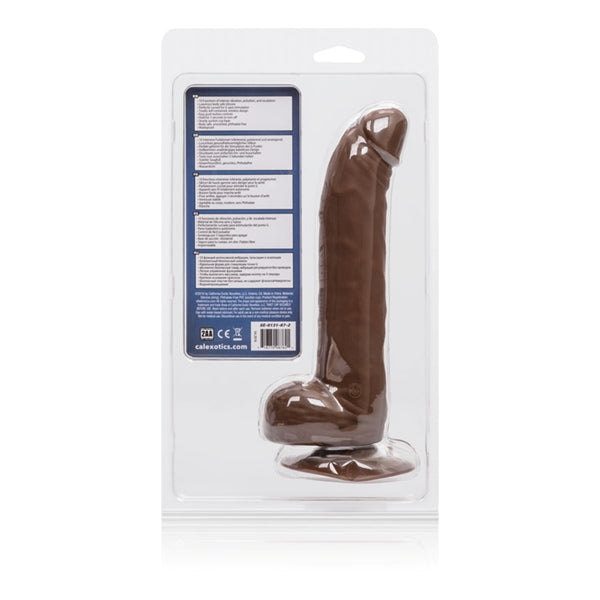 Emperor 6.75 Brown Silicone G 10 Function Vibratig Dildo 