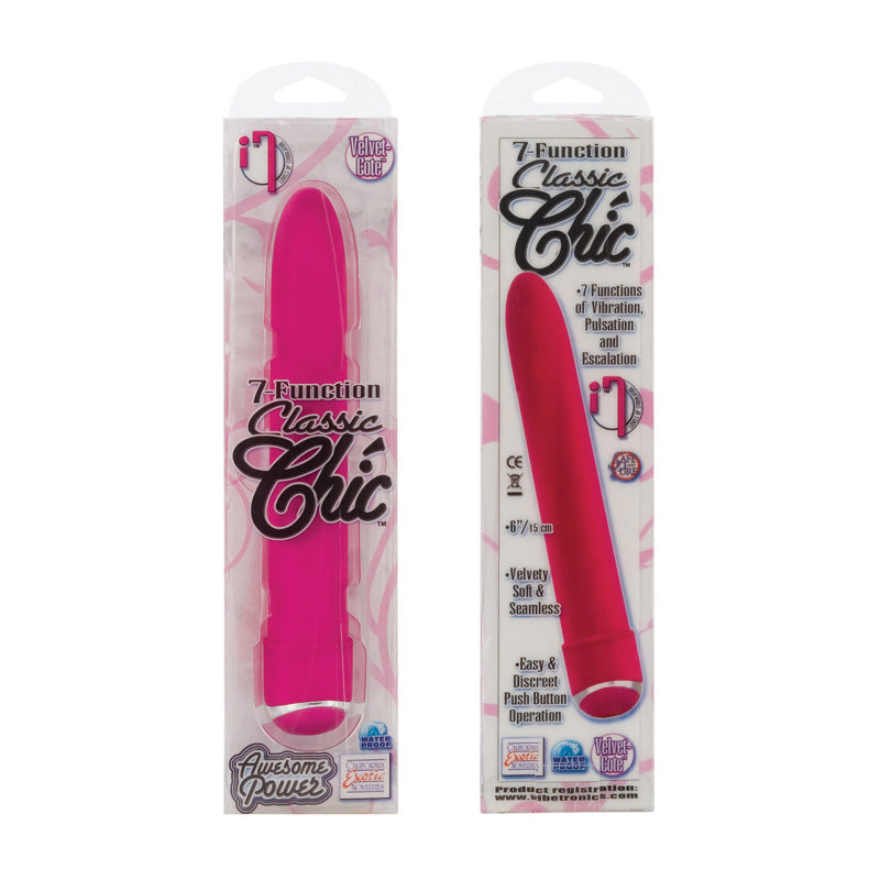 7 Function Classic Chic 6in Pink