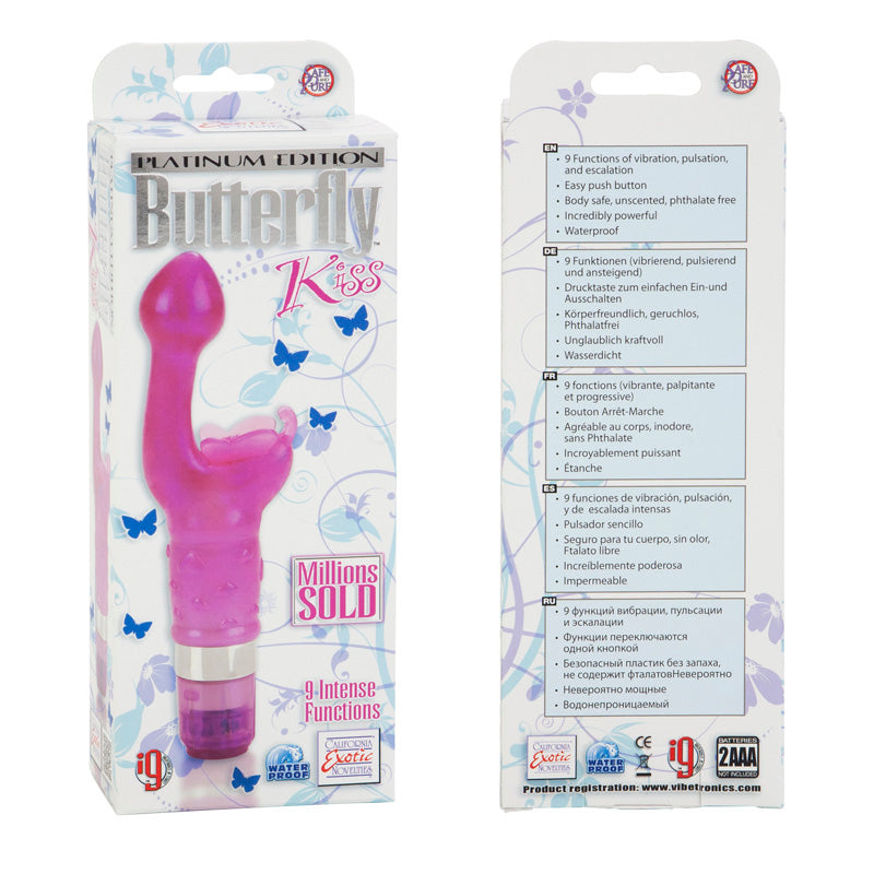 Platinum Butterfly Kiss Pink