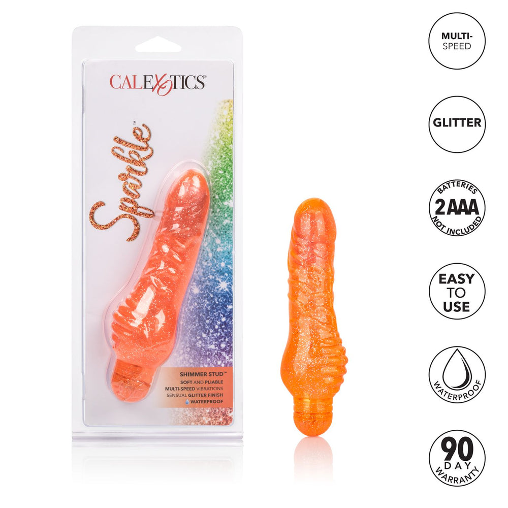 Sparkle Shimmer Stud Orange