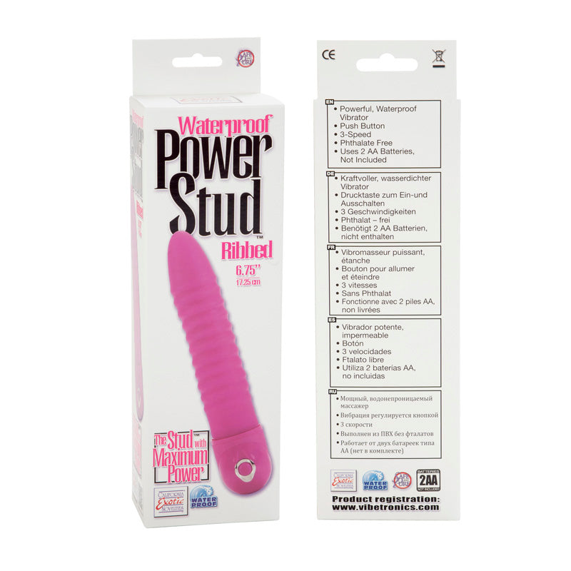 Power Stud Ribbed W-p Pink