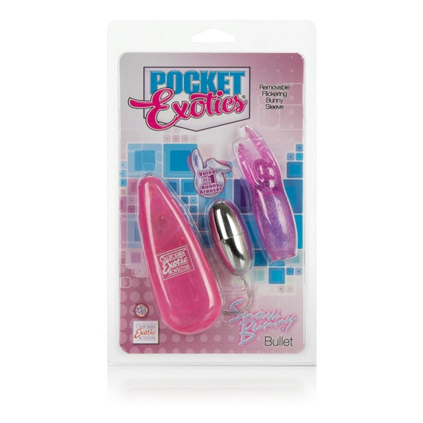 Pocket Exotic Snow Bunny Bullet Pink