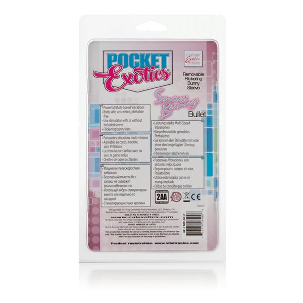 Pocket Exotic Snow Bunny Bullet Pink