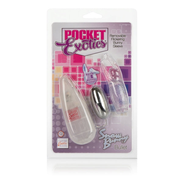 Pocket Exotic Snow Bunny Bullet Clear