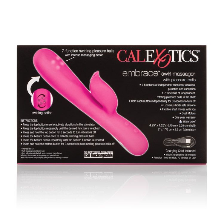 Embrace Swirl Massager Pink Rabbit