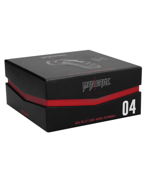 Mancage Chastity 4.5in Black Model 04