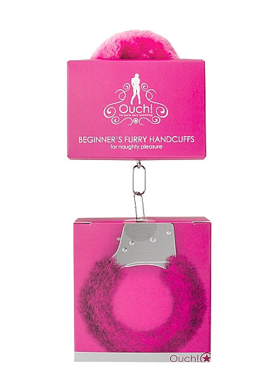 Beginner's Handcuffs Furry Pink