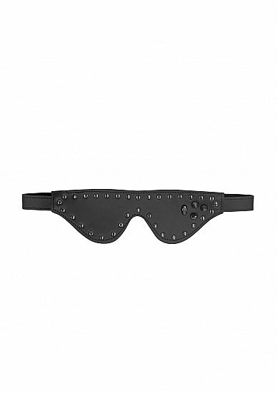 Ouch! Skulls & Bones Eye Mask W- Skulls & Spikes Black