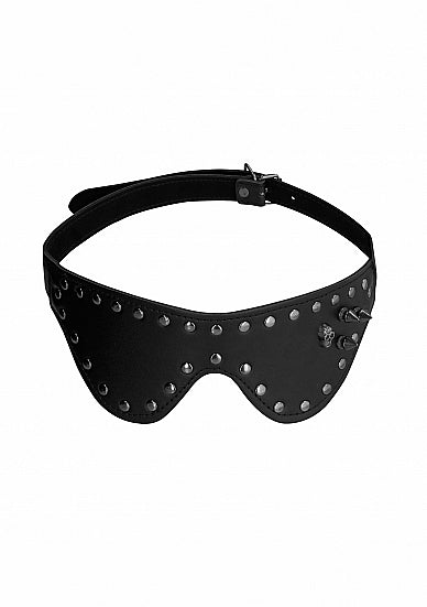 Ouch! Skulls & Bones Eye Mask W- Skulls & Spikes Black