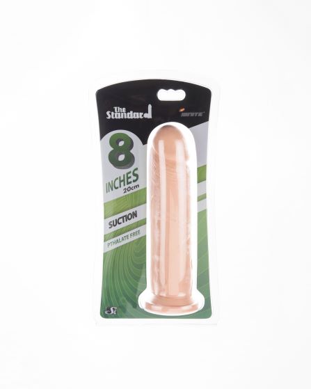 Cock 8in Flesh W-suction Cup