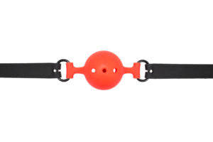 Stfu Breathable Ball Gag Large Black-orange