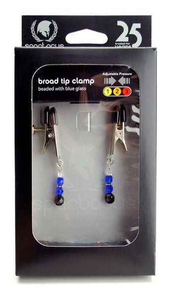 Adj Clamp W- Blue Beads