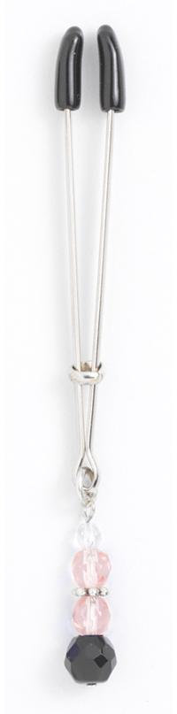 Tweezer Clit Clamp W-pink Beads