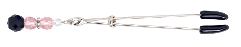 Tweezer Clit Clamp W-pink Beads