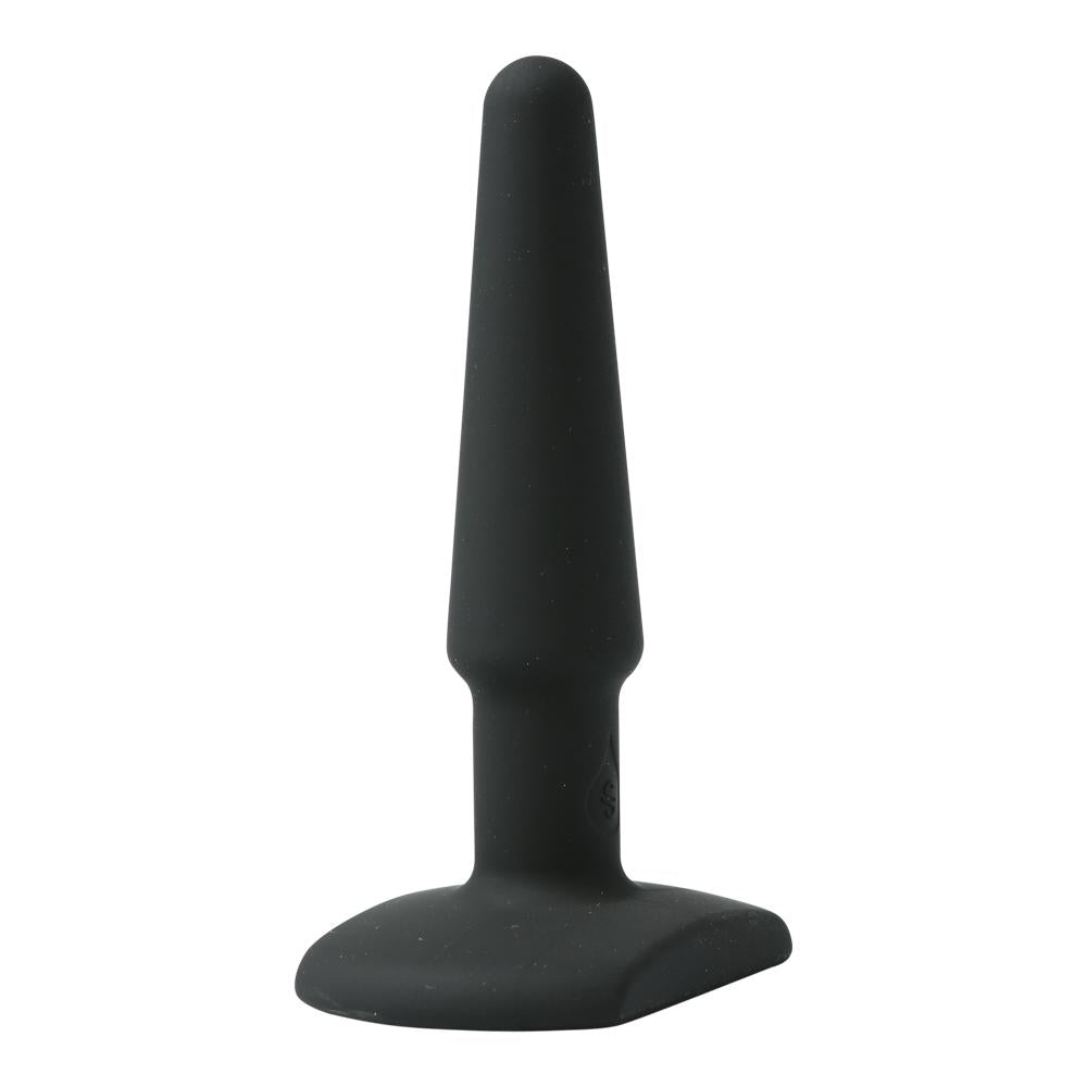 (d) Sex In The Shower Black Silicone Butt Plug
