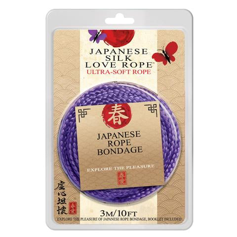 Japanese Silk Love Rope 3m(10 Ft) Purple