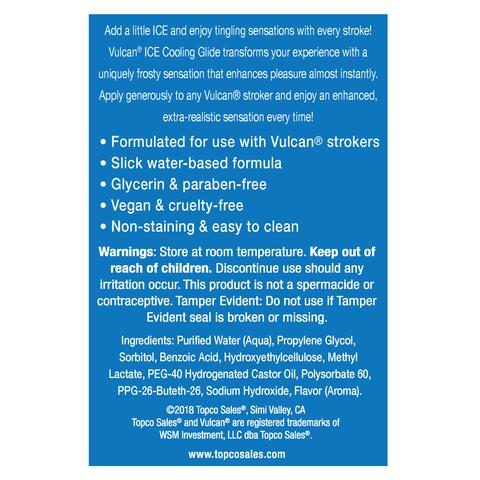 Vulcan Ice Tingling Stroker Glide 6 Oz