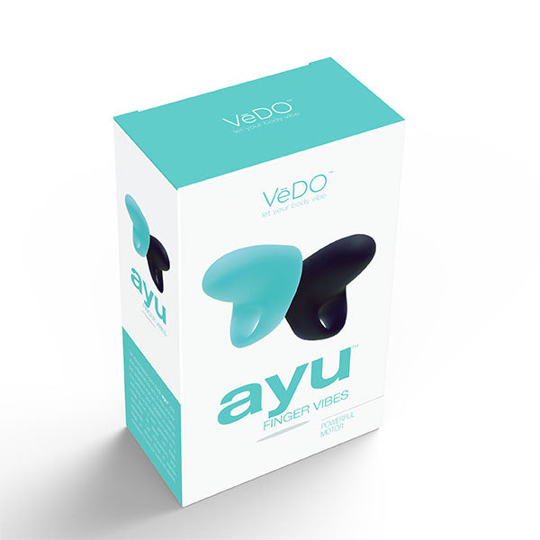 Vedo Ayu Mini Finger Vibe Set Tease Me Turquoise & Black