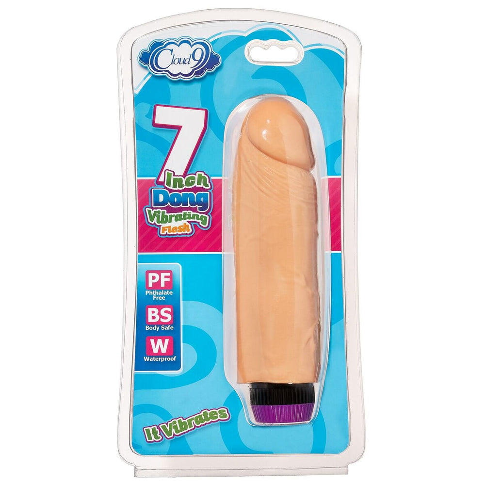 Cloud 9 Dong Vibrating Flesh 7in