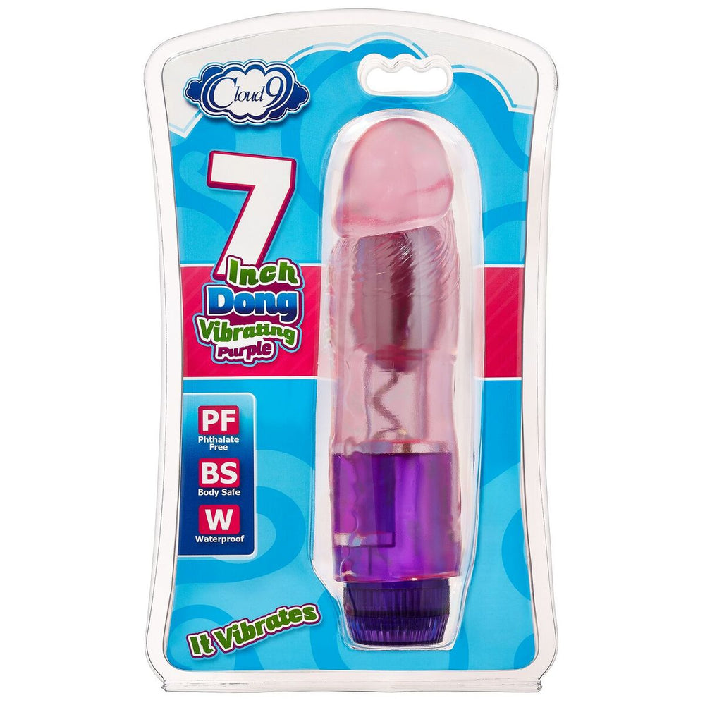 Cloud 9 Dong Vibrating Purple 7in
