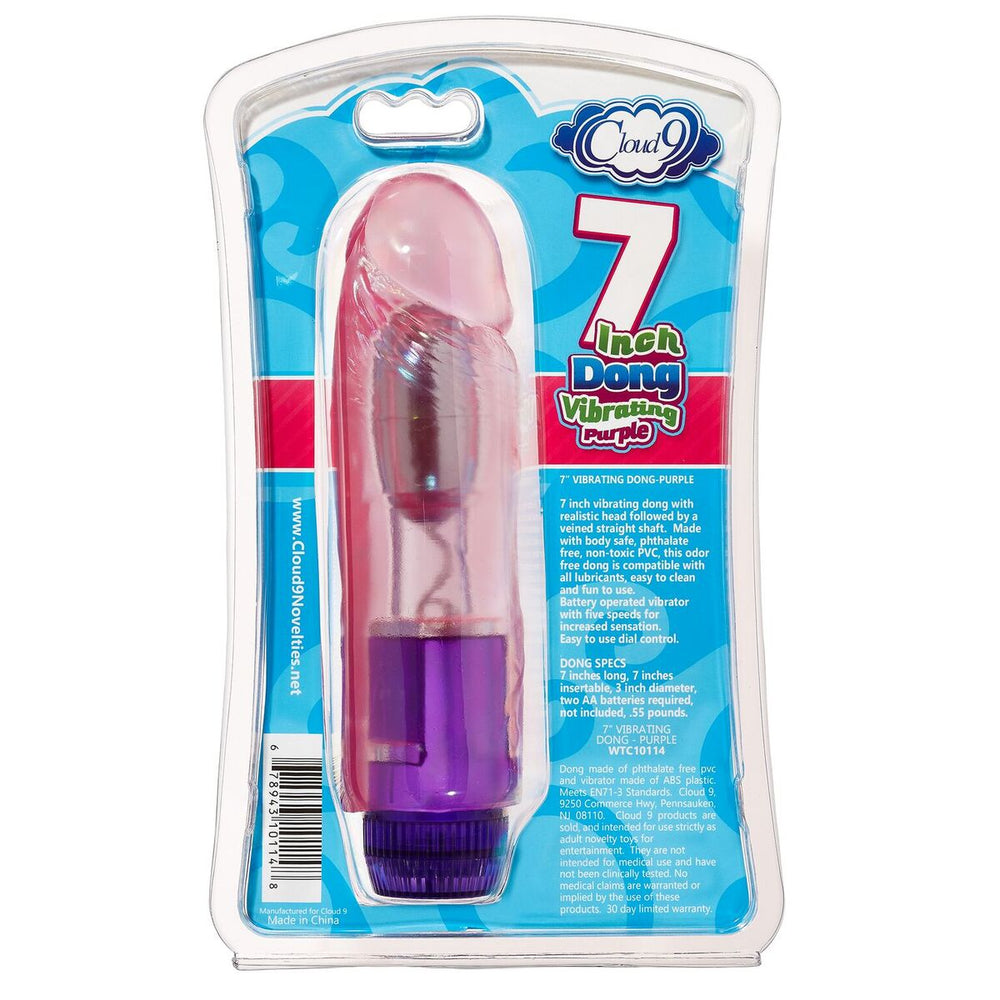 Cloud 9 Dong Vibrating Purple 7in